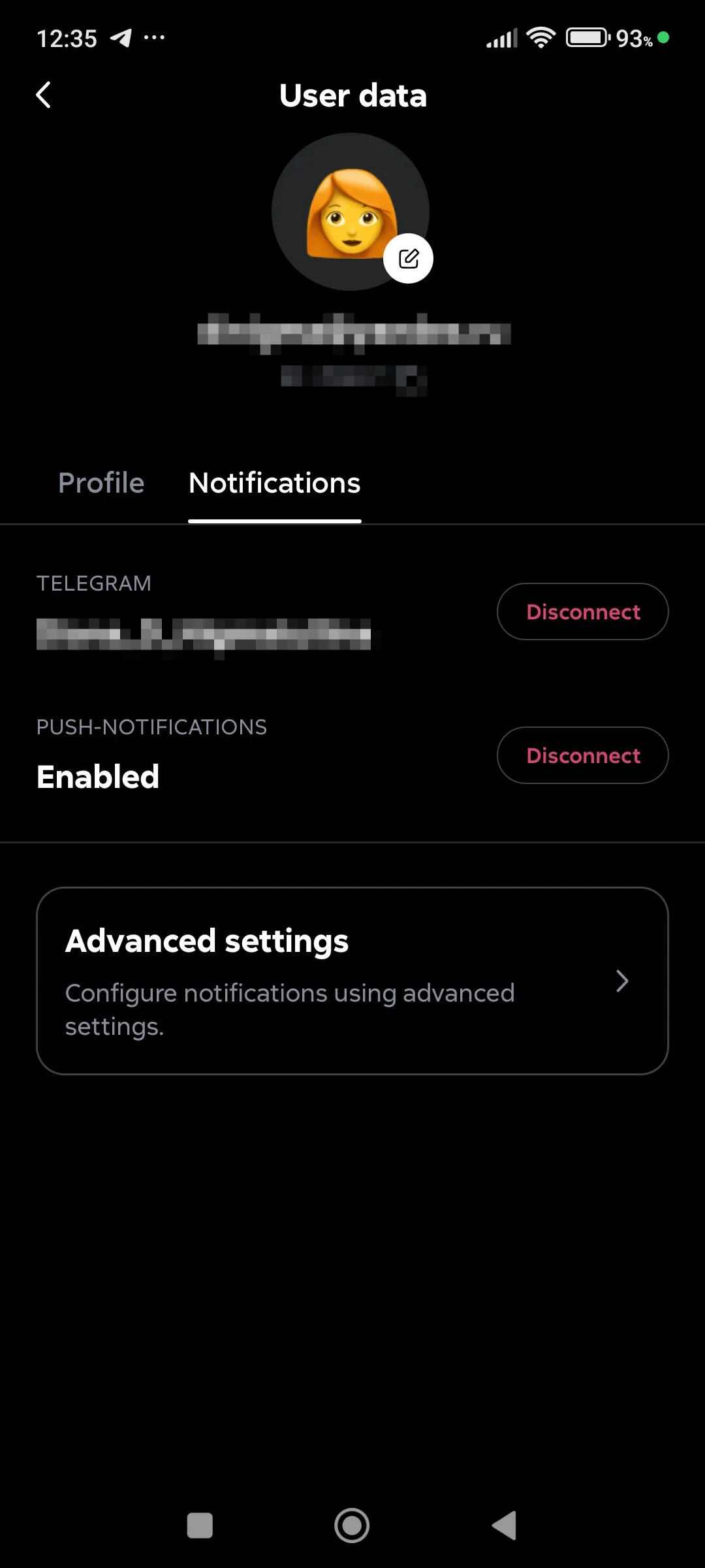 Enabling notifications