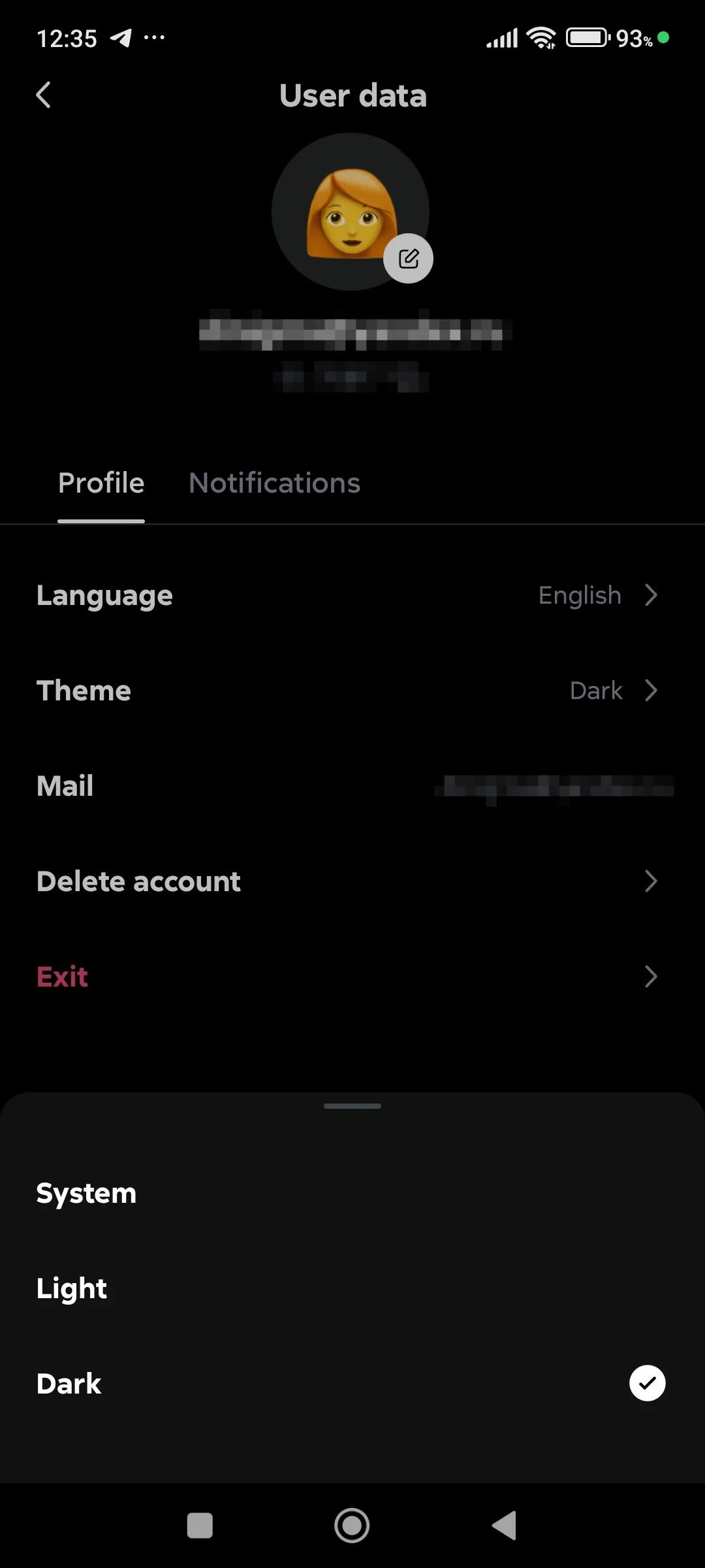 Color theme