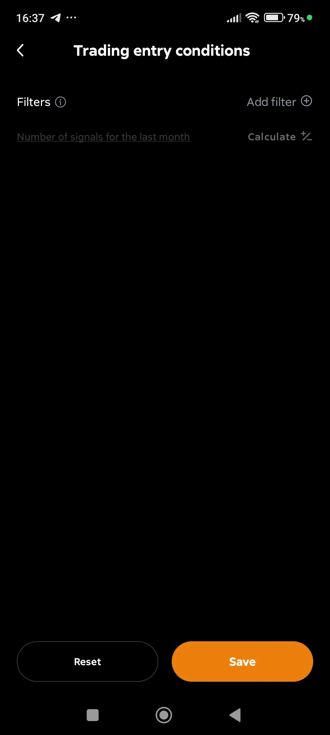 Filters to entry into the deal