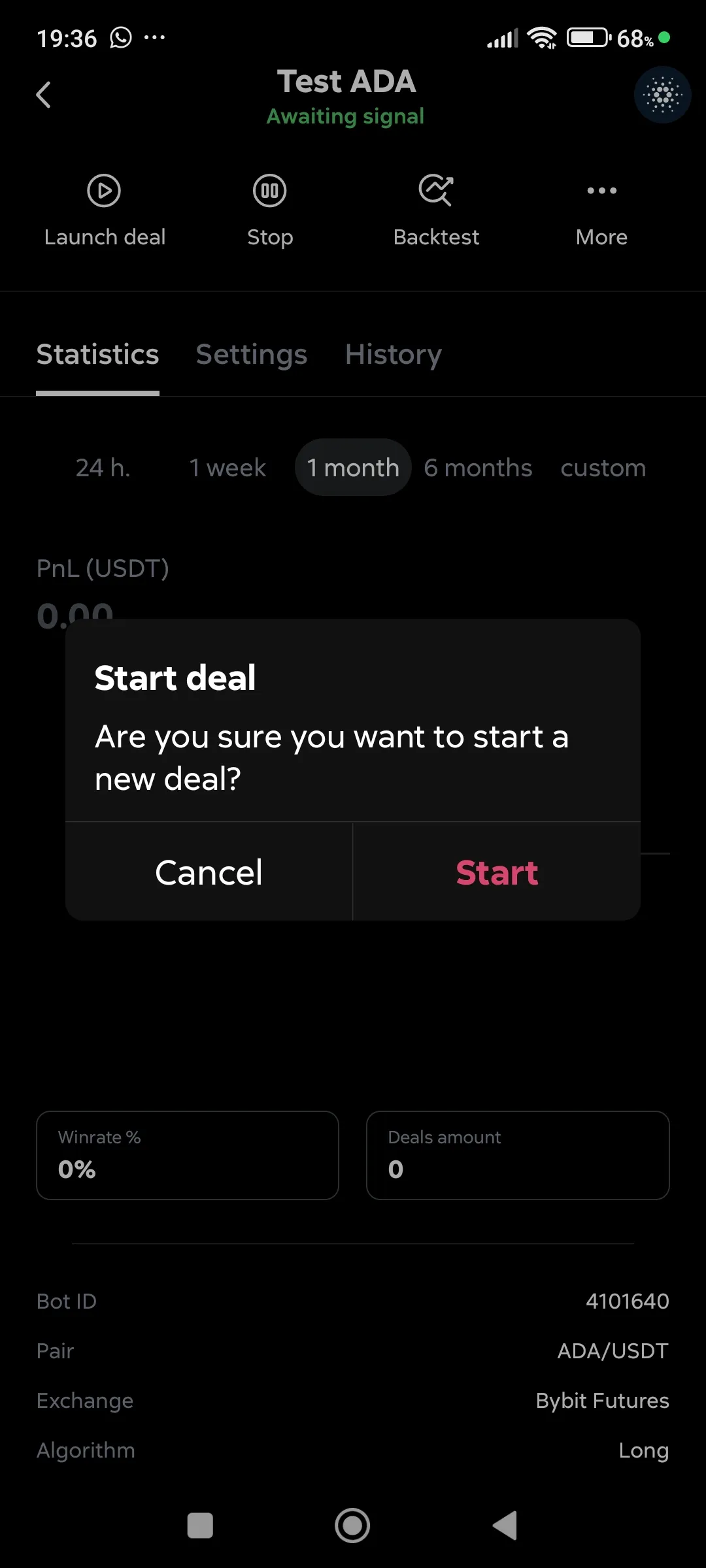My bots, Forced entry into the deal