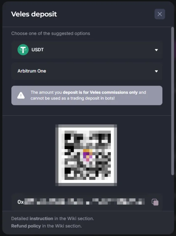 Replenishment address