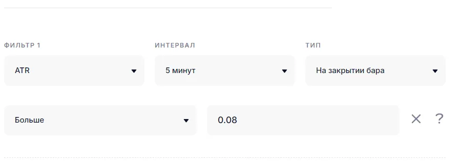 Настройка ATR в боте