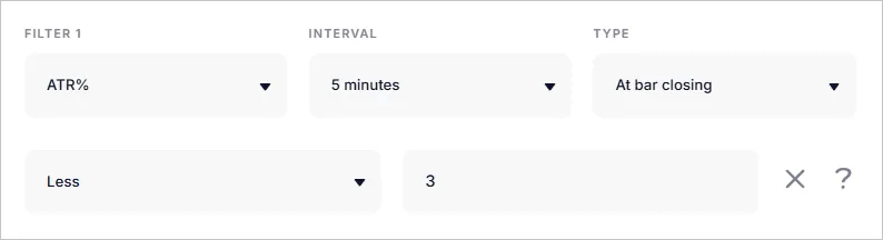 Setting ATR% in the bot