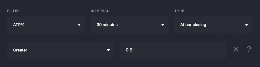 Setting ATR% in the bot