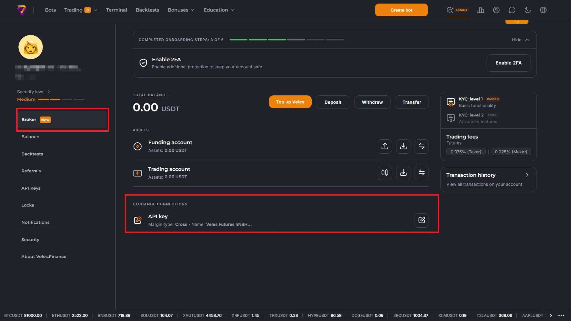 API-key Broker