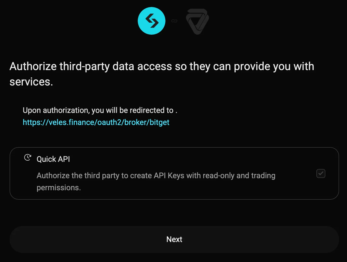 Подключение предупреждение