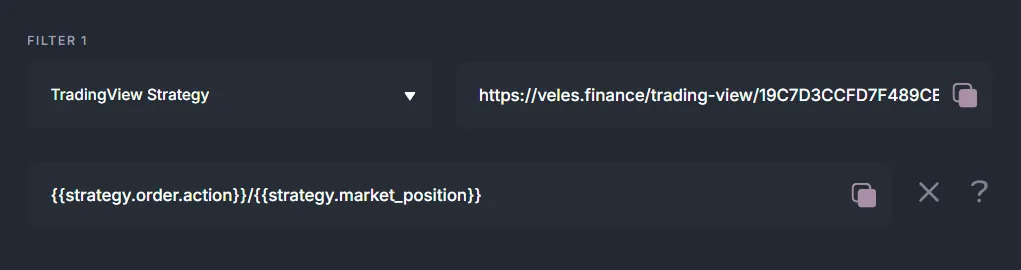 Example of a TradingView strategy filter