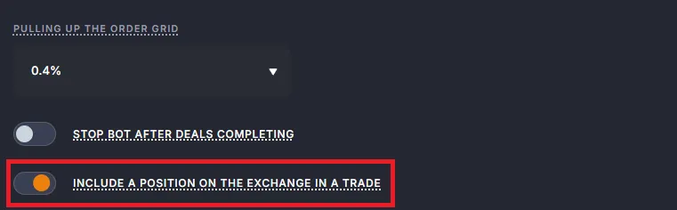 Trading modes
