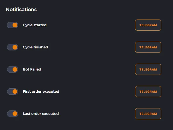 Notification selection