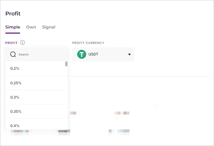 Setting up a simple Take Profit