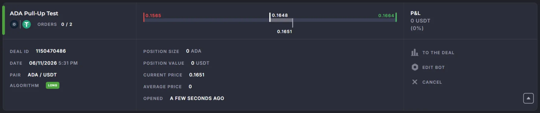 Trading modes