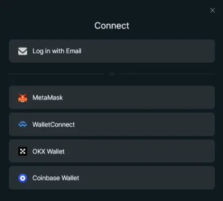 Wallet selection