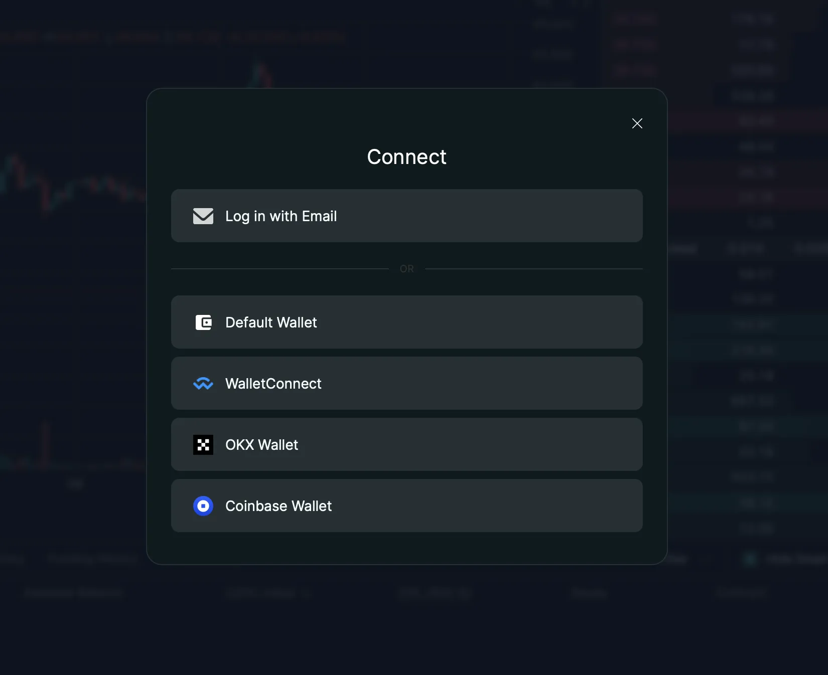 Выбор кошелька