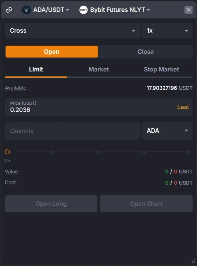 Trading Panel