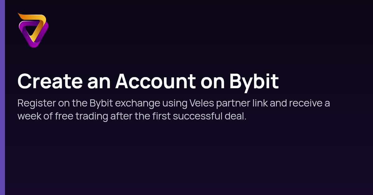 Create an Account on Bybit | Veles Help Center